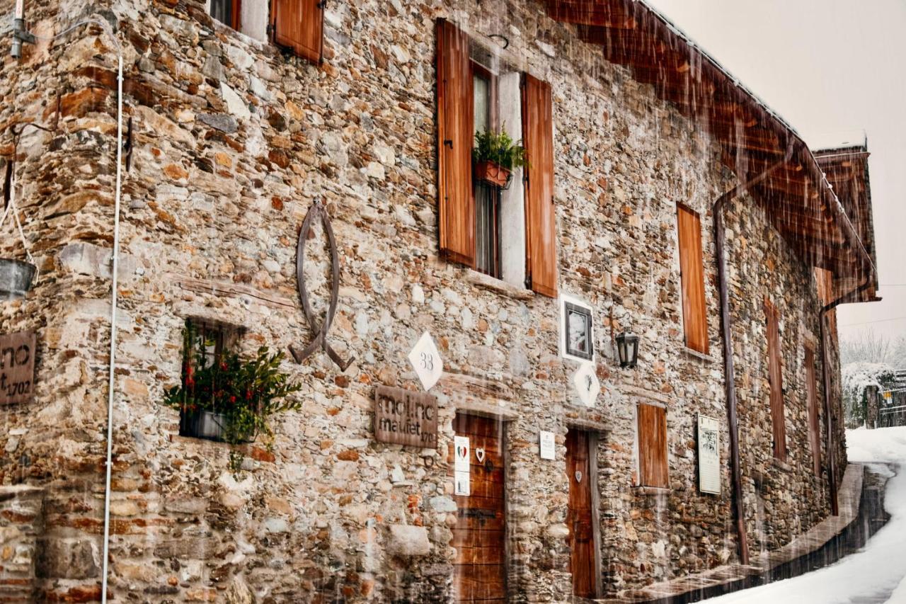 La Volta - Lake Como Heritage Home In Molino Maufet Watermill - Patio On The Garden Colico Exteriér fotografie